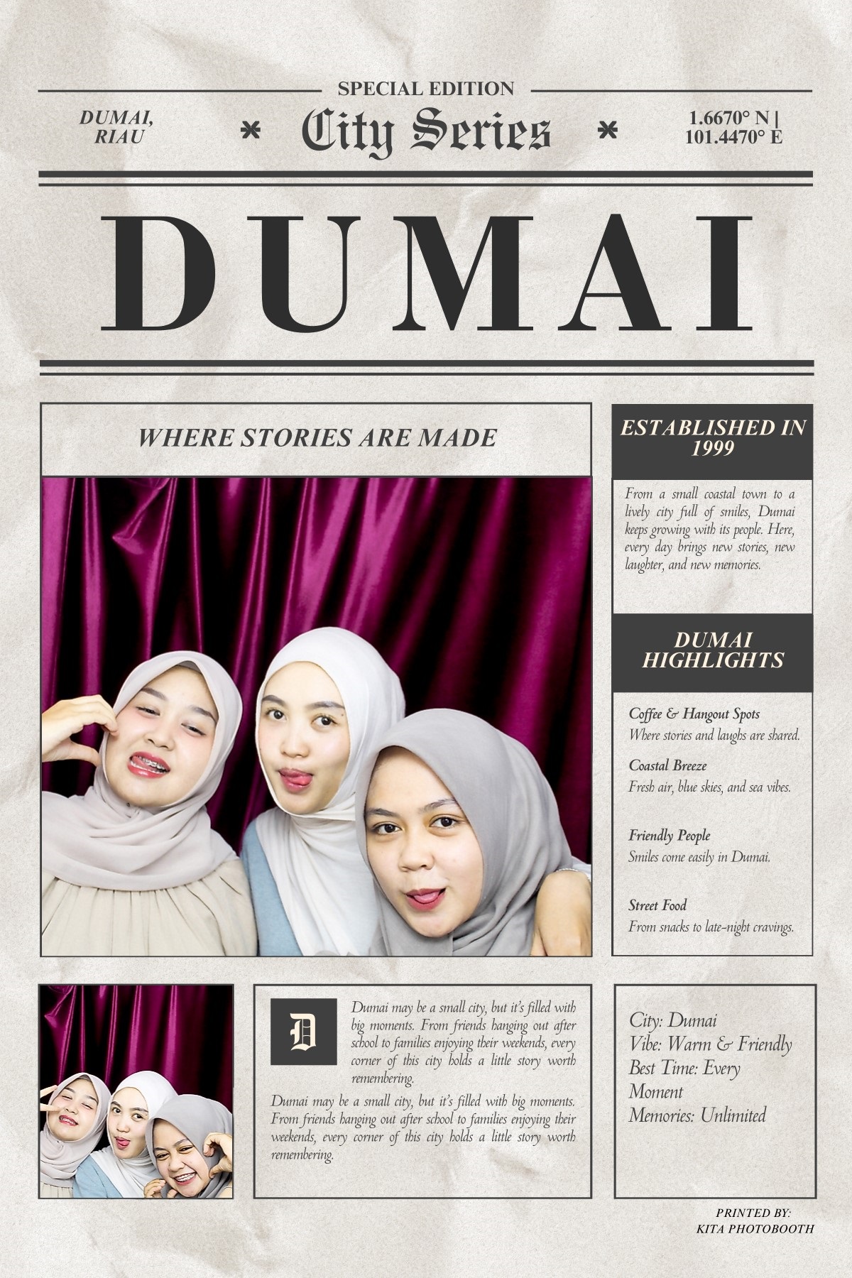 Template Frame 2 - Kita Photobooth